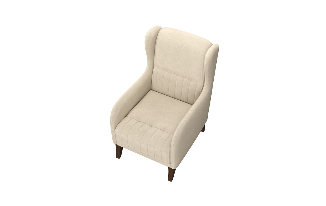 Евромагнат М / Кресло для отдыха велюр тенерифе крем